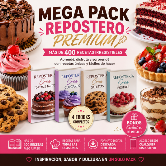 "Mega Pack Repostero Premium"